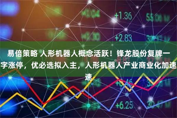 易倍策略 人形机器人概念活跃！锋龙股份复牌一字涨停，优必选拟入主，人形机器人产业商业化加速